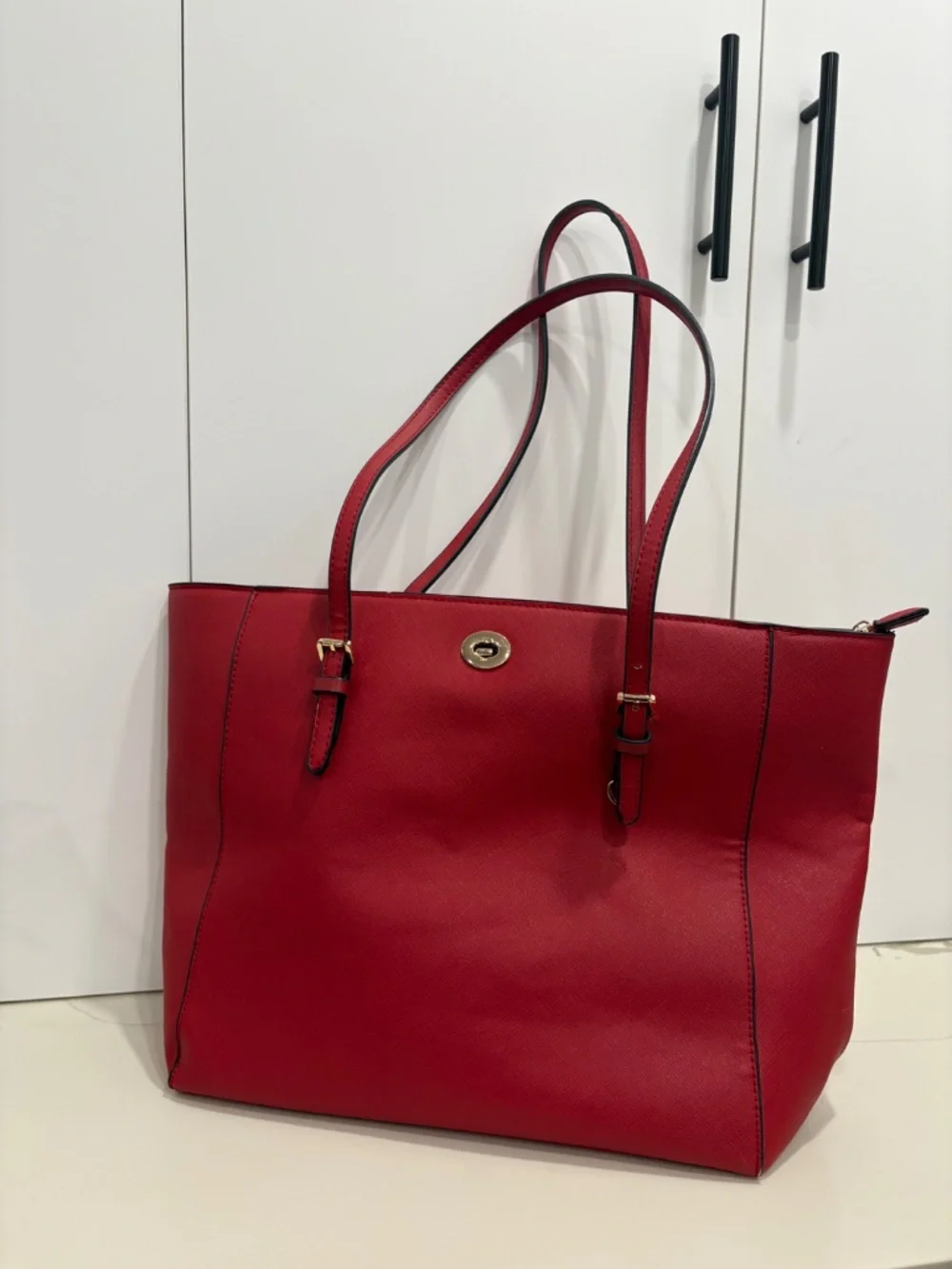 Michael Kors large red tote